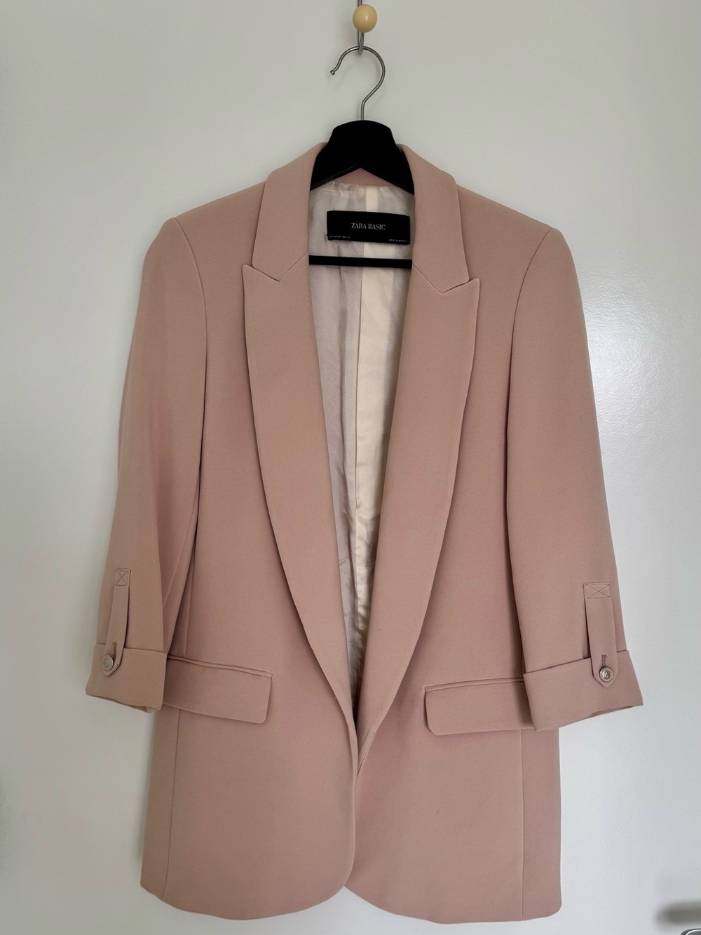 Zara Blazer in Dusty Pink